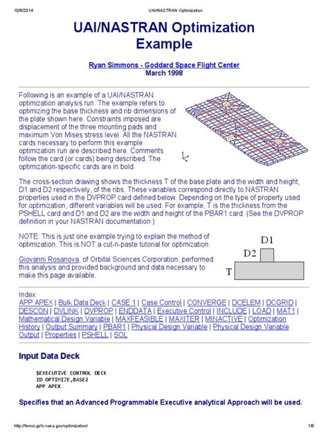 1-UAI - NASTRAN Optimization | PDF | Mathematical Optimization | Mathematical Analysis