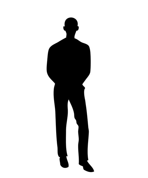 Man In Black Silhouette Free Stock Photo - Public Domain Pictures