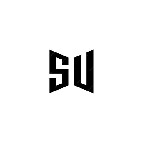 Premium Vector | SU logo vector