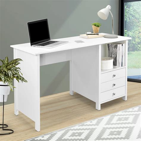 The Versatile White Desk With Storage - Home Storage Solutions