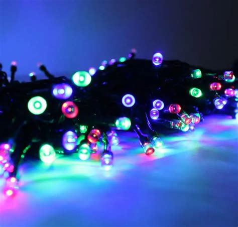 Christmas tree light Solar Garden twinkle light 50leds rainproof holiday/party decoration ...