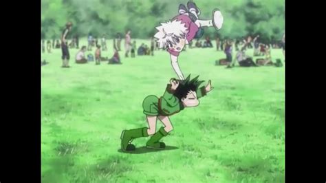 gon and killua smiling moments - YouTube