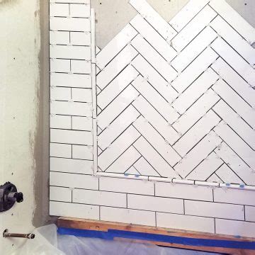 How To Tile a Herringbone Pattern • Craving Some Creativity