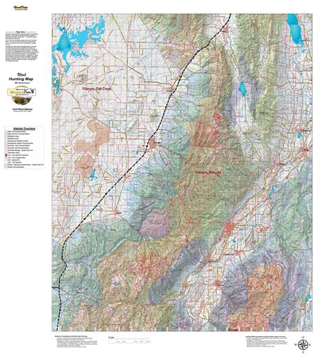 UT Elk Habitat Map. - Hunt Data