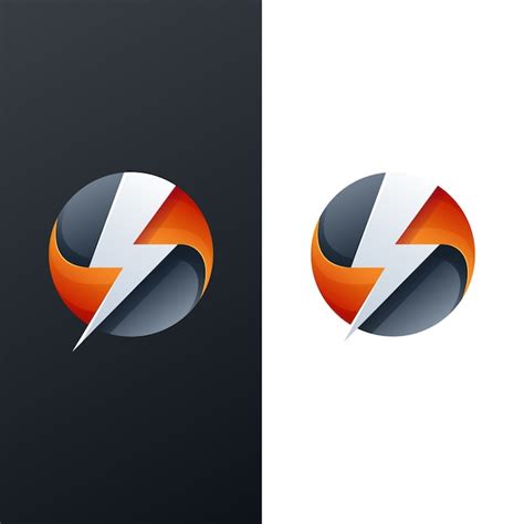 Premium Vector | Abstract thunder logo design