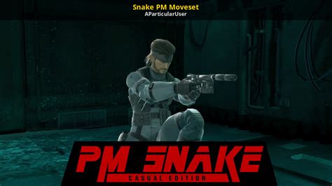 Snake PM Moveset [Super Smash Bros. Ultimate] [Mods]