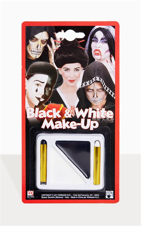 Halloween Black + White Makeup | Beauty | PrettyLittleThing USA