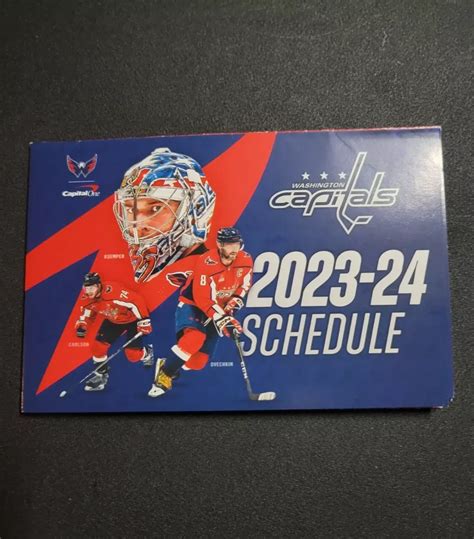 Washington Capitals Schedule 2024 - Inez Reggie