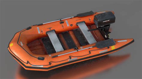 Rescue Boat - 3D Model by alenfsl