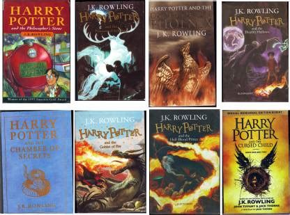 Set Of Complete 8 Books Of Harry Potter: Buy Set Of Complete 8 Books Of Harry Potter by J.K ...