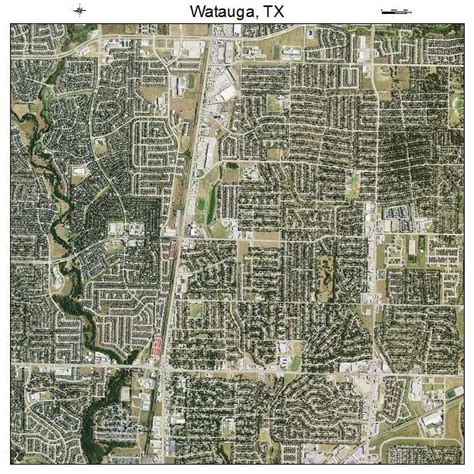 Aerial Photography Map of Watauga, TX Texas