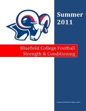 Nfl Strength And Conditioning Program Pdf - Fill Online, Printable ...