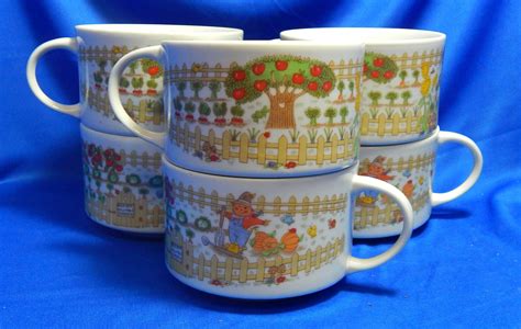 1976 Soup Mugs Enesco Soup Mugs Set of 6 Vegetable | Etsy | Soup mugs, Mugs set, Mugs