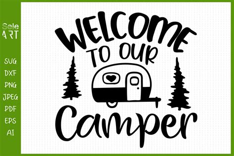 Welcome to Our Camper Svg Graphic by SeleART · Creative Fabrica