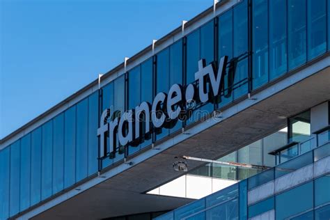 "France.tv" Sign on the Facade of the Headquarters of France ...