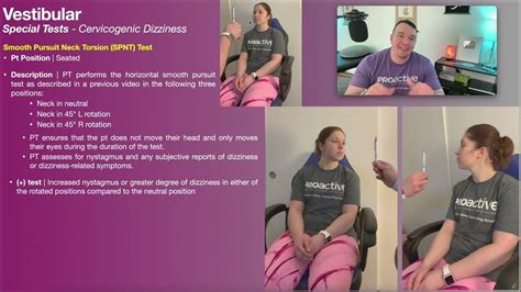 Smooth Pursuit Neck Torsion Test (SPNTT) EXPLAINED | Cervicogenic Dizziness - YouTube