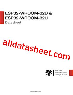 ESP32-WROOM-32U Datasheet(PDF) - ESPRESSIF SYSTEMS (SHANGHAI) CO., LTD.