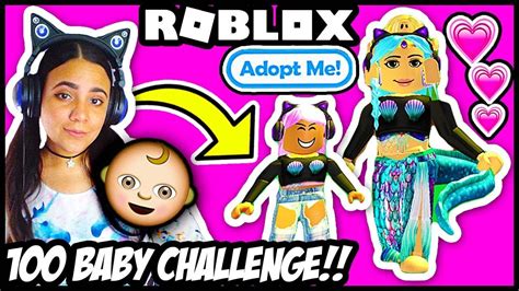 ROBLOX ADOPT ME 👶 ROBLOX 100 BABY CHALLENGE - EP. 1 | Roblox Adopt and ...