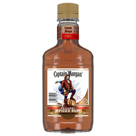 Captain Morgan Original Spiced Rum, 200 mL (70 Proof) - Walmart.com