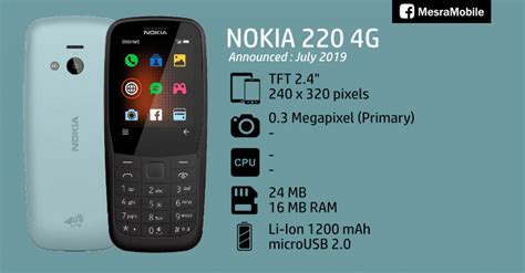 Nokia 220 4G Price In Malaysia RM199 & Full Specs - MesraMobile
