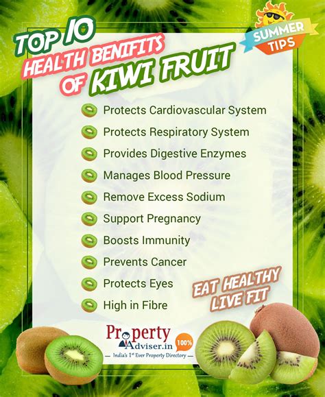 Benefits of Kiwi Fruit in summer for your health by www.propertyadviser ...