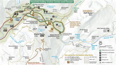 Hiking Trail Maps For Yosemite - London Top Attractions Map