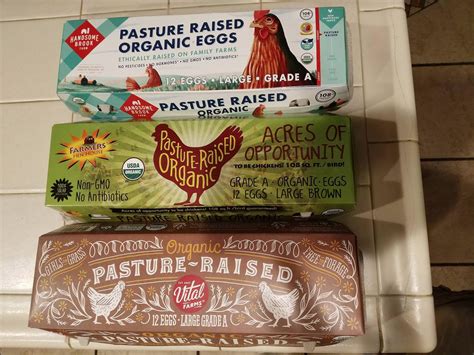 Organic pastured eggs comparison. 3 brands vs local farm. : zerocarb