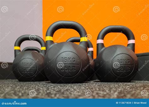 Heavy Kettlebell Workout Equipment Stock Photo - Image of heavy, office: 113671834