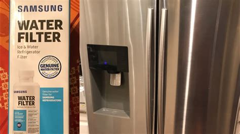 Samsung Refrigerator - Water filter replacement - YouTube