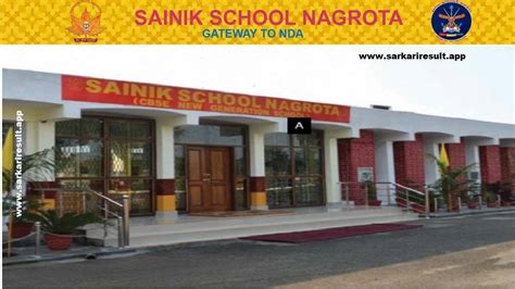 Sainik School Nagrota Recruitment 2021 Ward Boy, Metron, TGT 10 Post