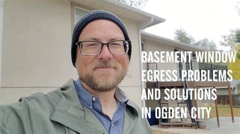 Easy Fix for Basement Window Egress Problems in Ogden City - YouTube