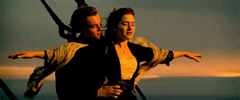 Titanic enjoy sunset GIF animation | Titanic movie scenes, Famous movie ...