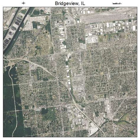 Aerial Photography Map of Bridgeview, IL Illinois