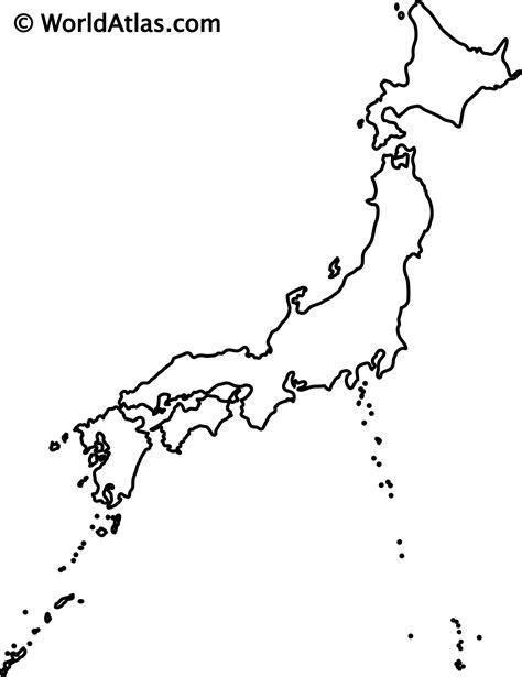 Blank Japanese Map