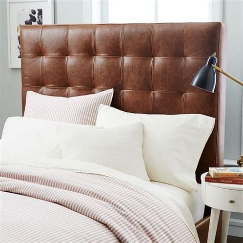 30+ Stunning Leather Bed Frame Design Ideas To Make Your Bedroom More Elegant | Camas tapizadas ...