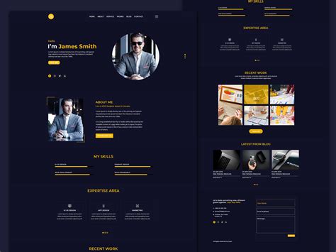 Personal Portfolio Website UI design by Sujon Ahmed on Dribbble