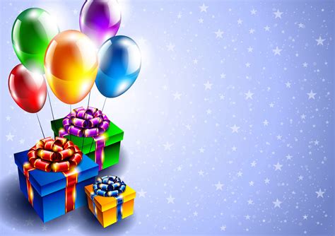 Birthday Background with Gifts | Gallery Yopriceville - High-Quality Images and Transpare ...