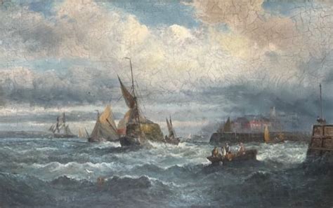 Marine Oil Painting By William Thornley