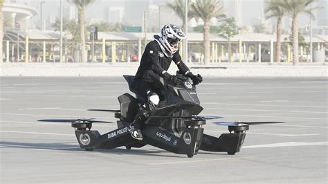 Dubai police have started using drone bikes