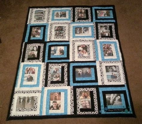 20 photo memory quilt