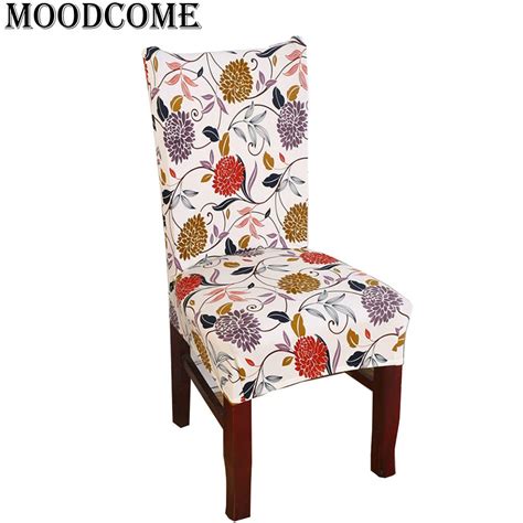 home decoration dinning chair covers wholesale cheap Spring flower stretch chair covers spandex ...