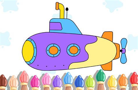 Discover more than 139 submarine drawing easy - seven.edu.vn