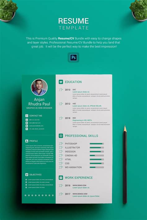 Graphic design resume templates - monitorport