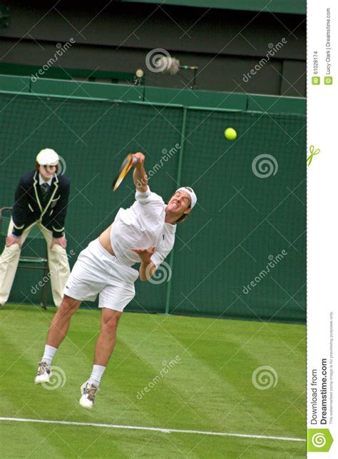 Richard Gasquet editorial stock image. Image of grass - 61028174