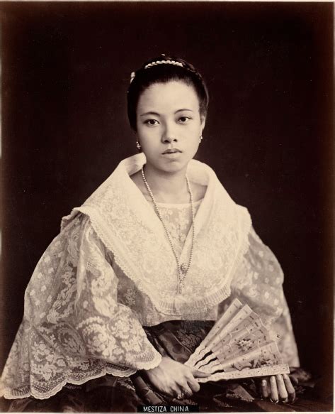 Mestizas Chinas, 1870, Biblioteca Nacional de España. | Filipino fashion, Filipino women ...