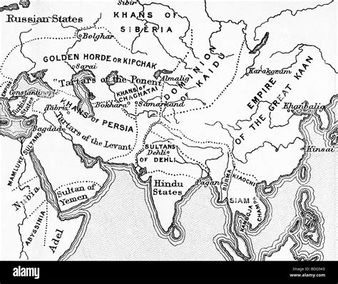 This map shows the places visited by Marco Polo, a Venetian traveler and trader, who left Venice ...