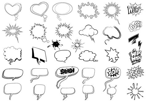 Sketchy Thought Bubble Vector Pack - Download Free Vector Art, Stock Graphics & Images