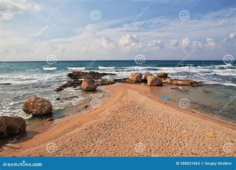 The Waterfront of Tyre City, Lebanon Stock Image - Image of ancient ...