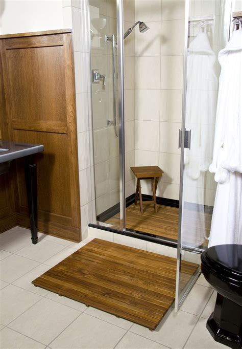 Teak Bath Mats - NaturalWoodDecor.com | Teak shower, Teak flooring ...