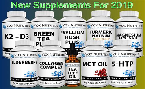 Introducing 3 New Private Label Supplements For 2019 | Vox Nutrition